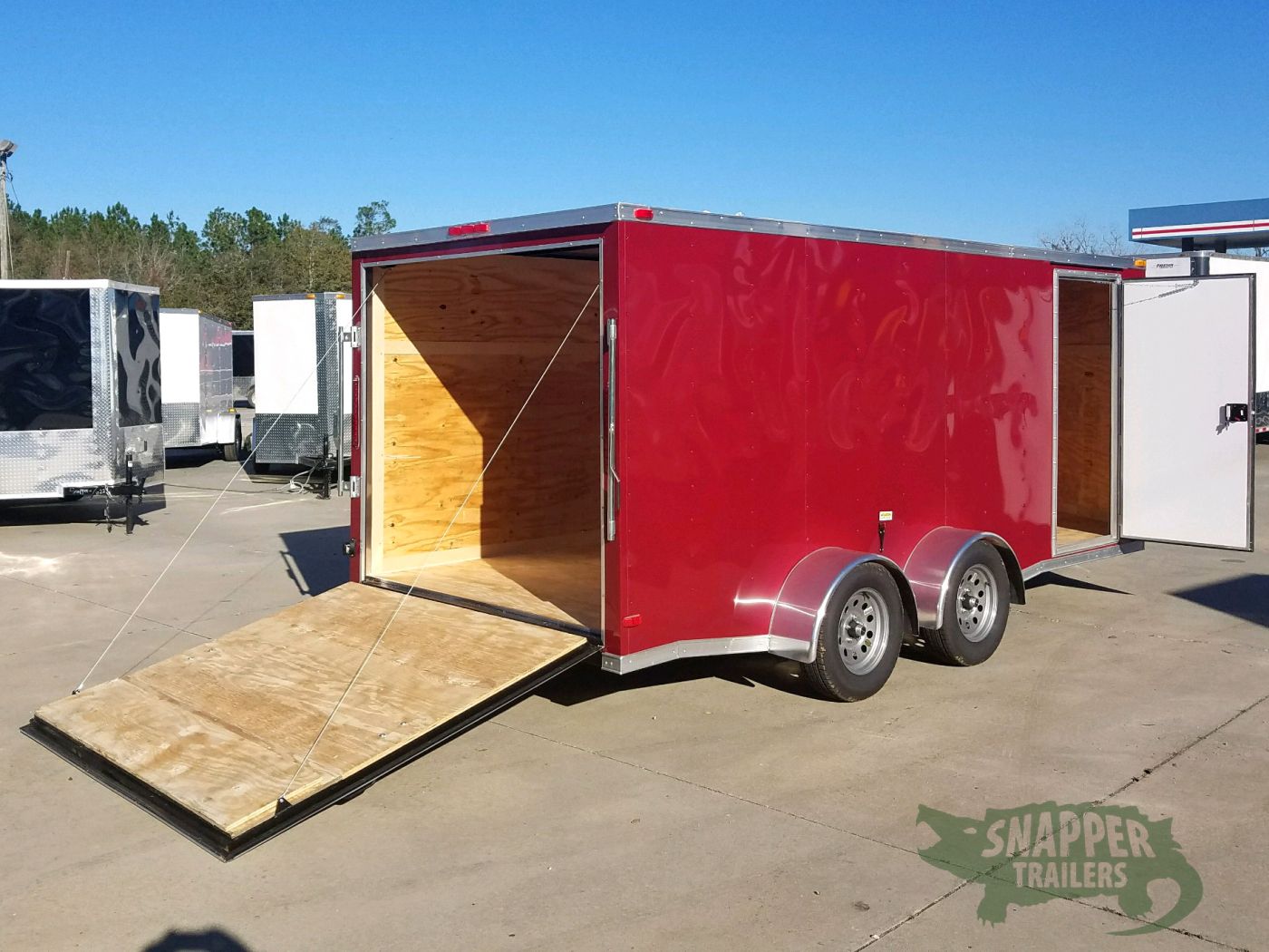 South Georgia Cargo 7x16 TA Trailer - Brandywine, Ramp, Side Door, Split Axles - Image 6