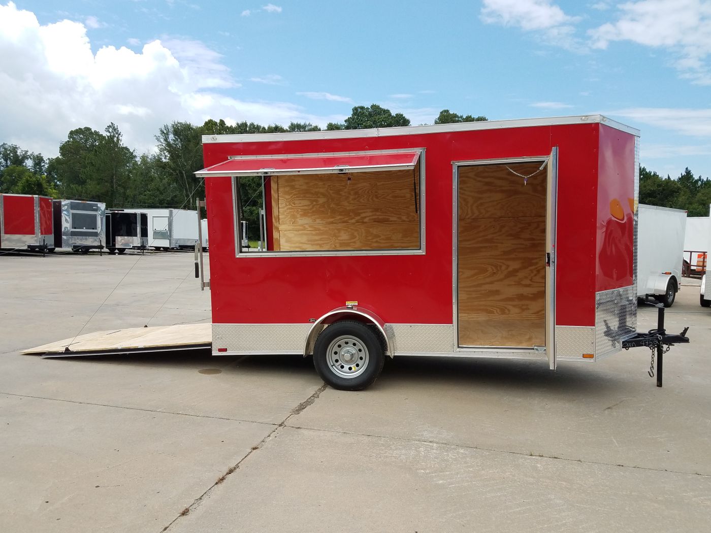 BQ 6x12SAL Red R RV Options 4752 Right Open