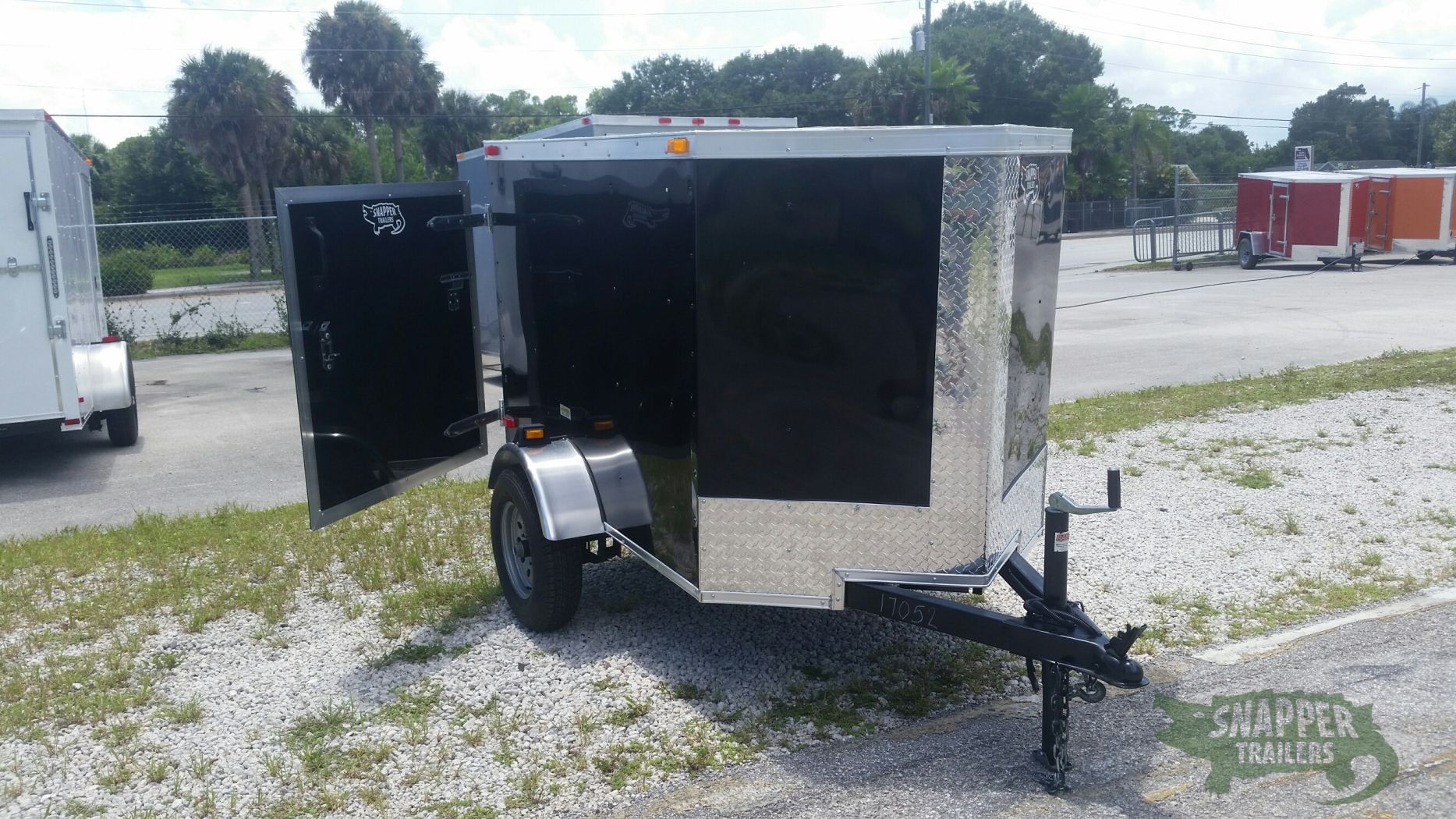 South Georgia Cargo 4x6 SA Trailer - Black, Single Door - Image 12