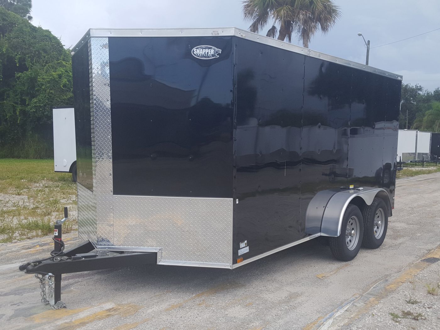 Quality Cargo 7x14 TA Trailer - Black, Barn Doors, Side Door, Extra Height - Image 2