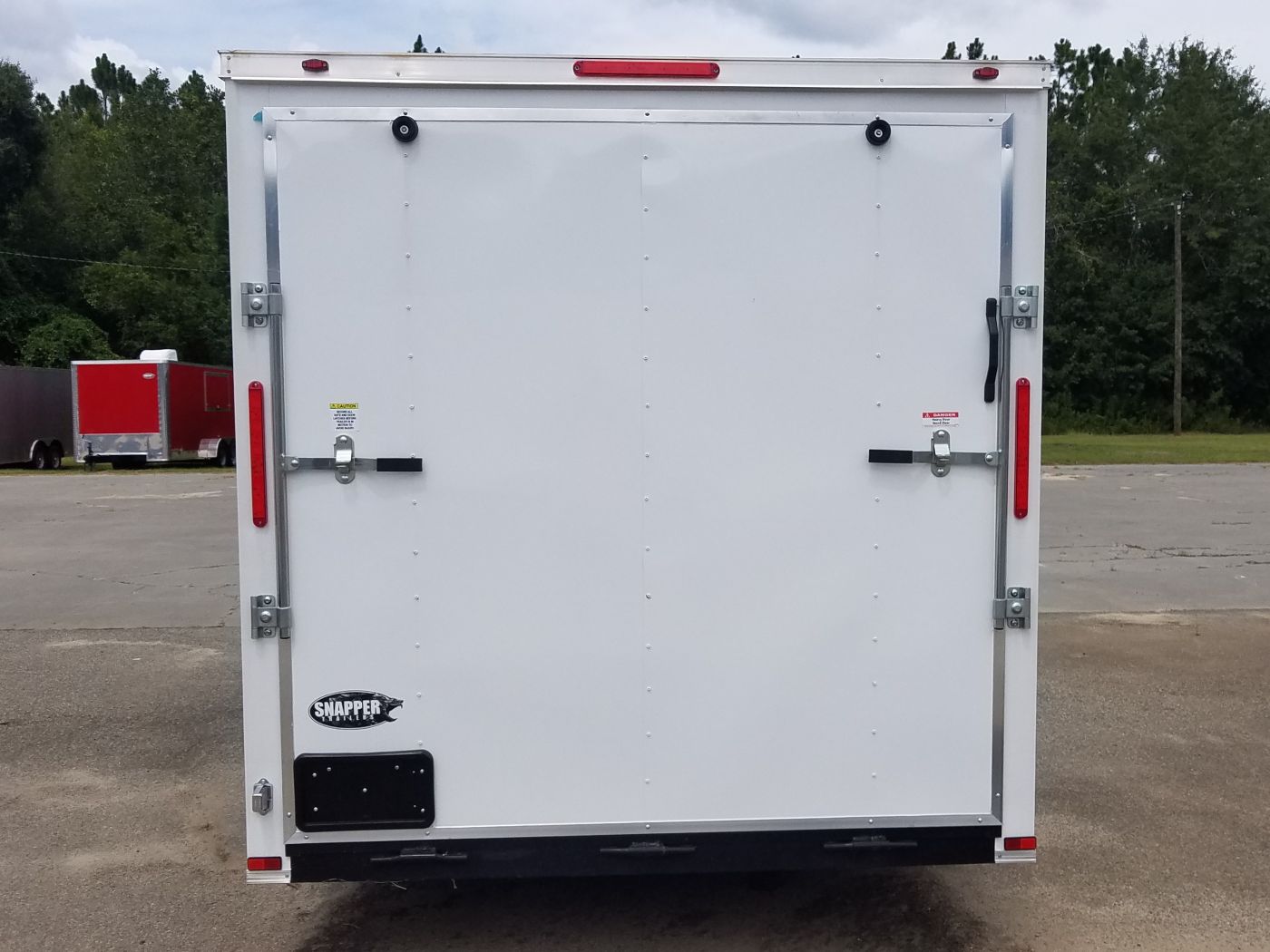 Freedom Trailers 7x16 TA Trailer - White, Ramp, Side Door, Extra Height - Image 8