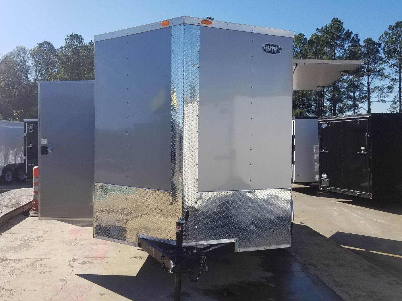 South Georgia Cargo 7x12 TA Trailer - Silver Frost, Barn Doors, Side Door, Concession Door, Extra Height - Image 15