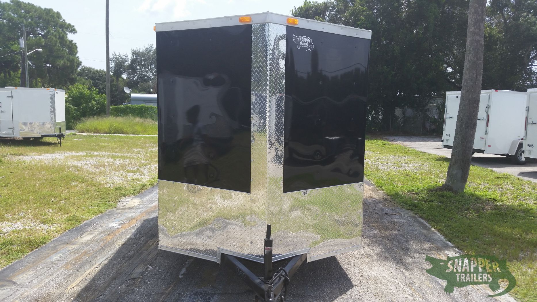 South Georgia Cargo 6x10 SA Trailer - Black, Ramp, Side Door - Image 13