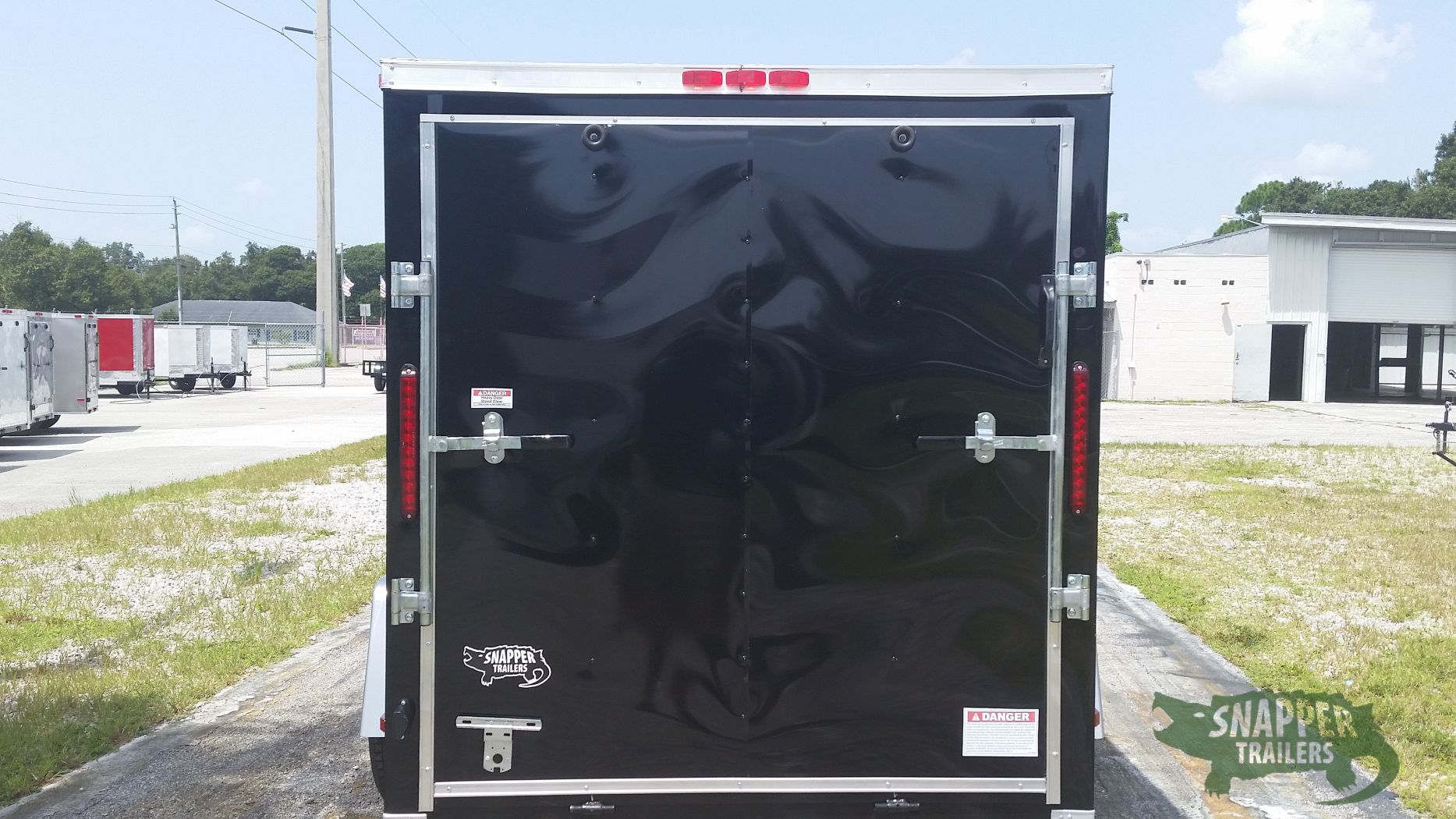 South Georgia Cargo 6x10 SA Trailer - Black, Ramp, Side Door - Image 7