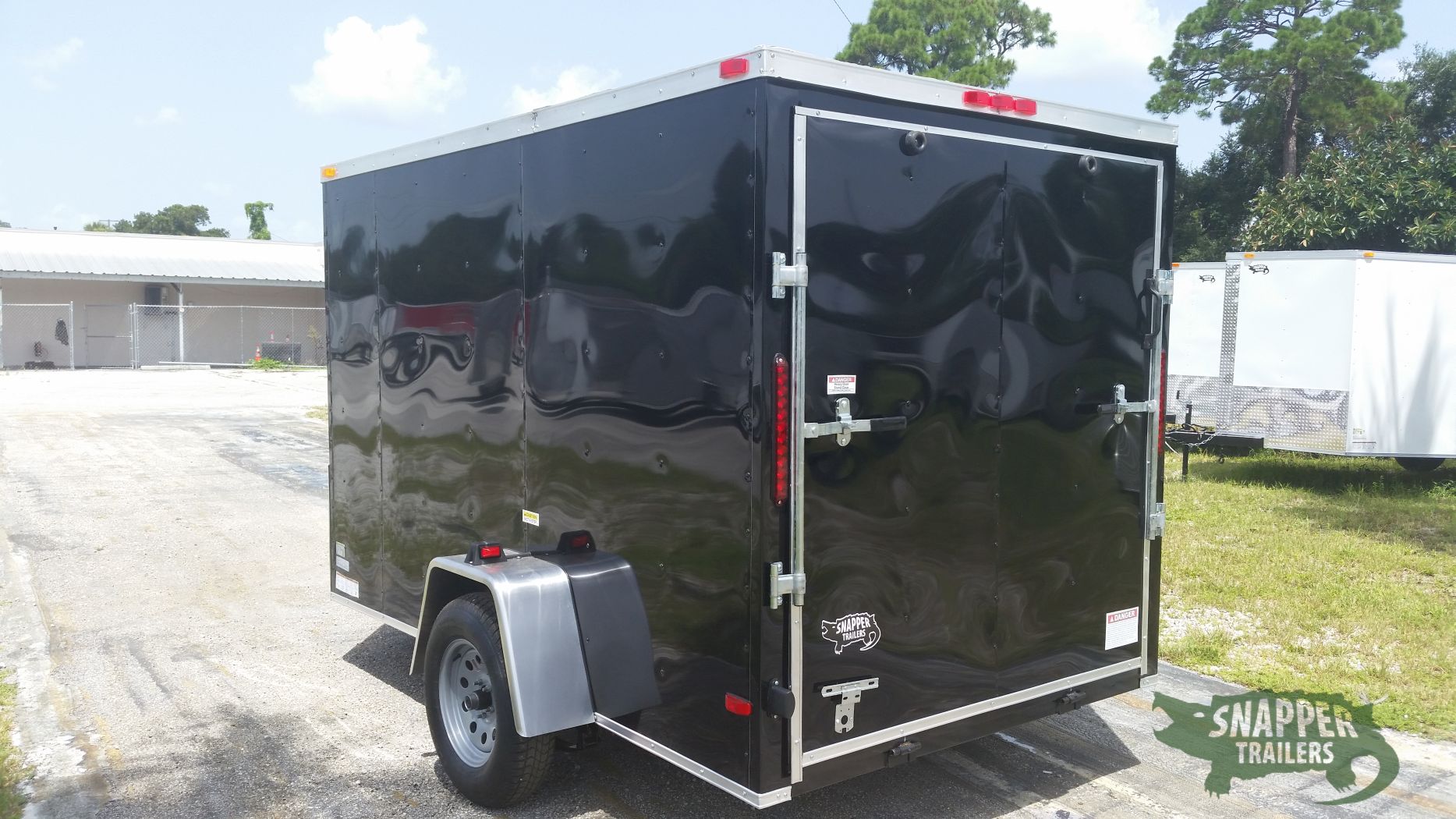 South Georgia Cargo 6x10 SA Trailer - Black, Ramp, Side Door - Image 5
