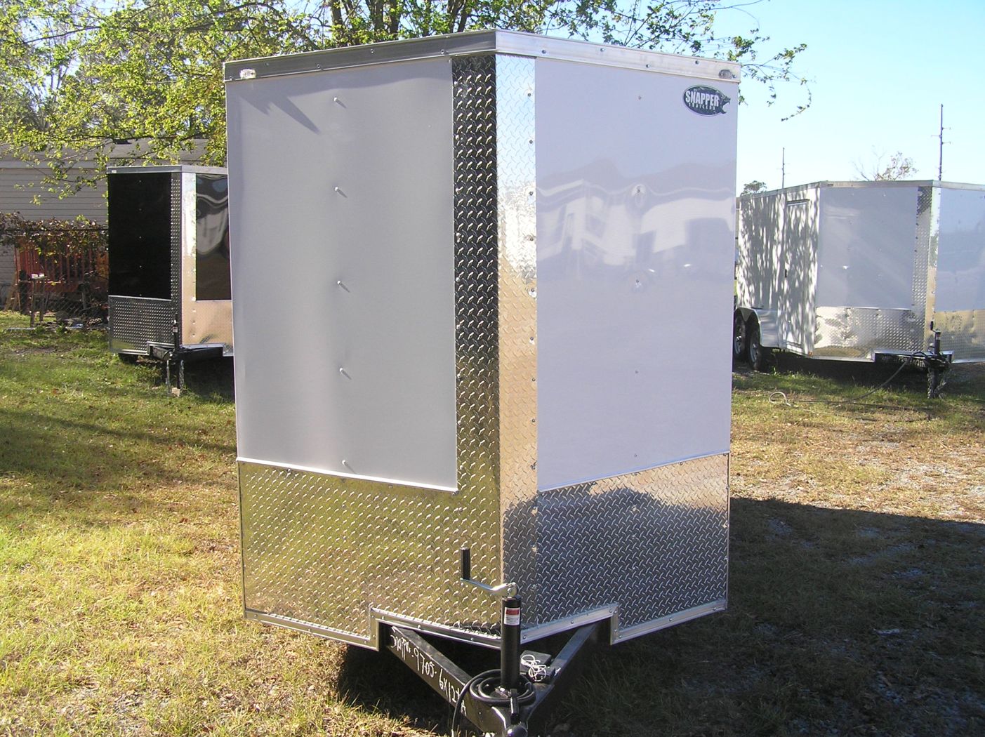 Quality Cargo 6x12 TA Trailer - White, Ramp, Side Door, Extra Height - Image 13